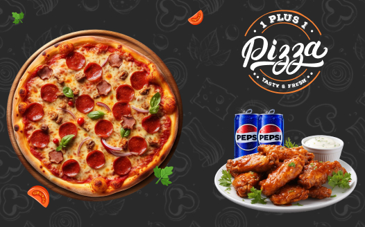 Single Pizza & Wings Combo